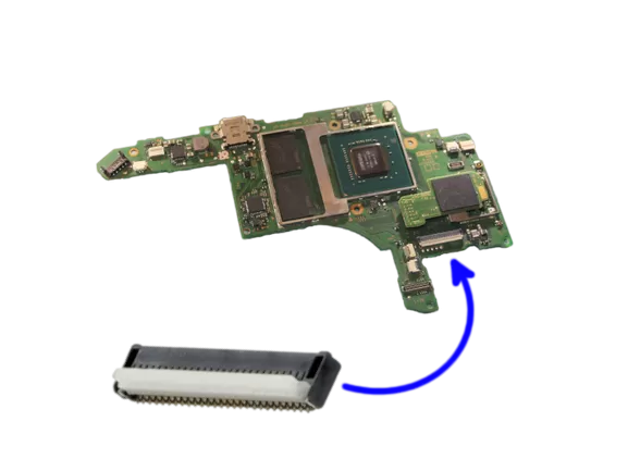 Réparation Connecteur FPC LCD Nintendo Switch